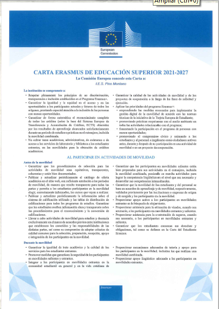 Carta ECHE